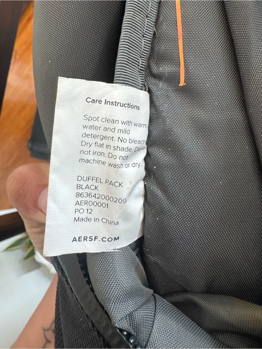 Aer San Francisco Black Men's Backpack with Space Explorer Patch
